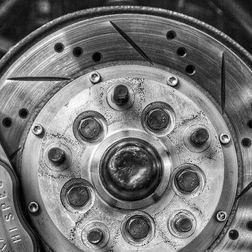 grey image of car brake