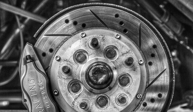 grey image of car brake