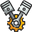 engine colorful icon