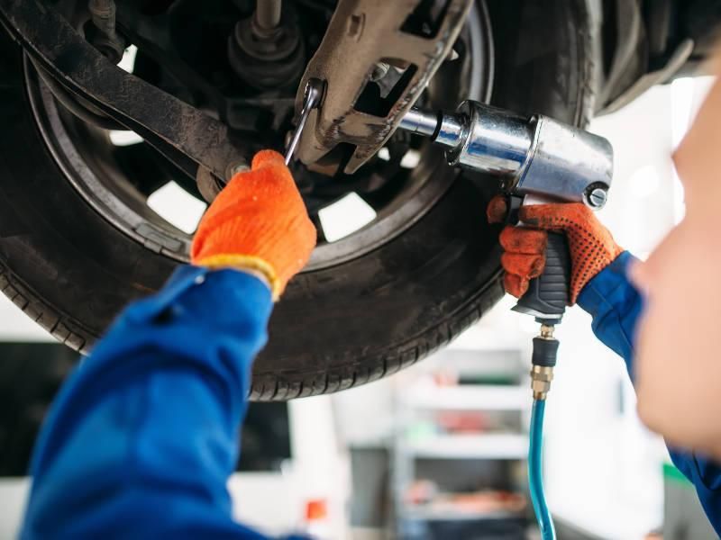 car tire direction fixing