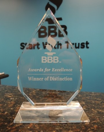 better business bureau recognition